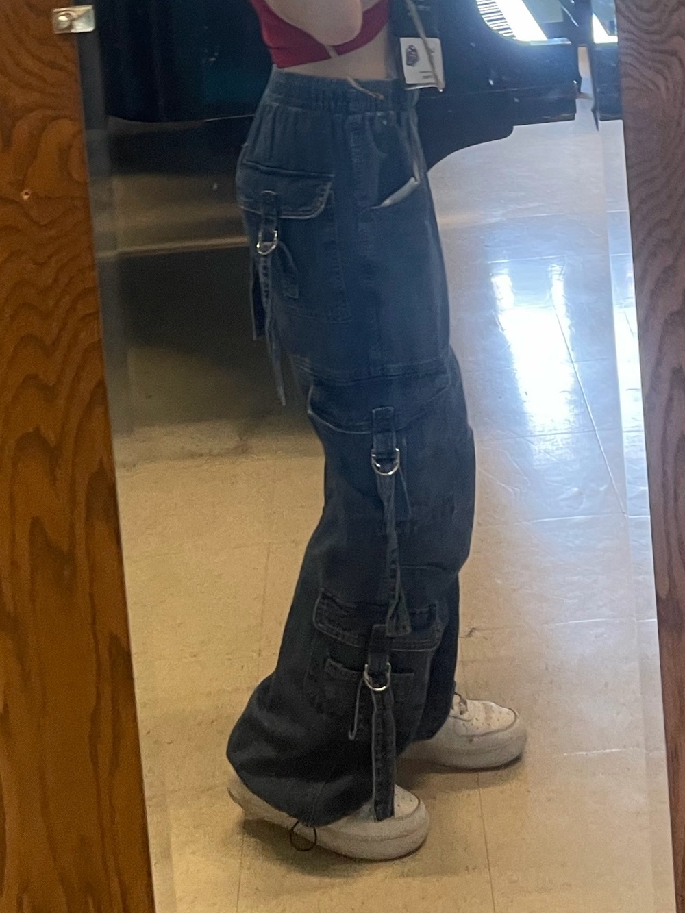 Garage low rise cargo jeans